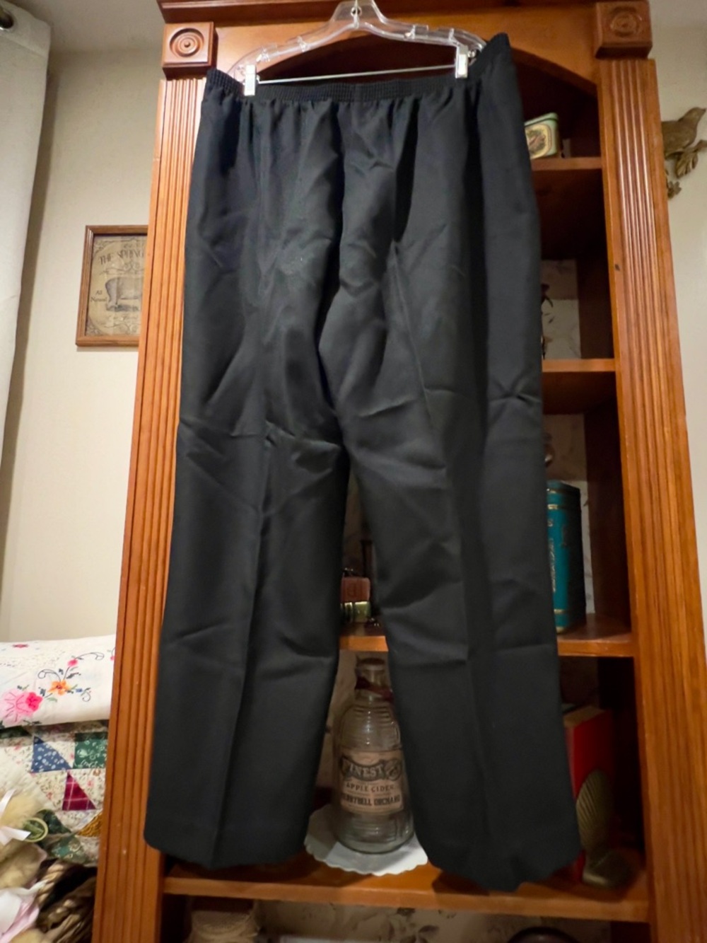 Alfred Dunner Black Wide-Leg Pull-On Pants - Picture 6 of 6